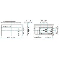 Информационный дисплей Sharp PN-M501 (FullHD, 50")