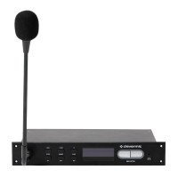 Цифровой встраиваемый проводной микрофонный пульт председателя CleverMic EMU4302C