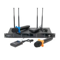 Радиомикрофоны CleverMic RHB14 (2 ручных и 2 петличных)