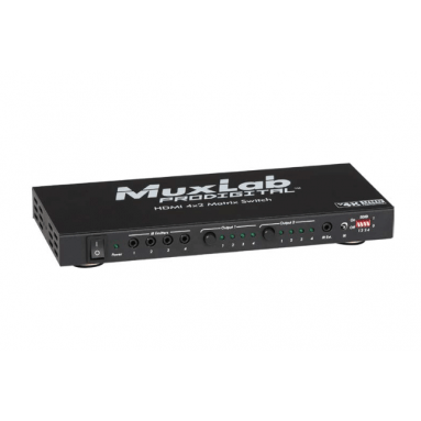 Матричный коммутатор 4X2 HDMI TO HDMI MATRIX, 4K Muxlab 500442 